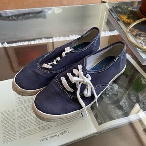 Keds navy canvas sneakers